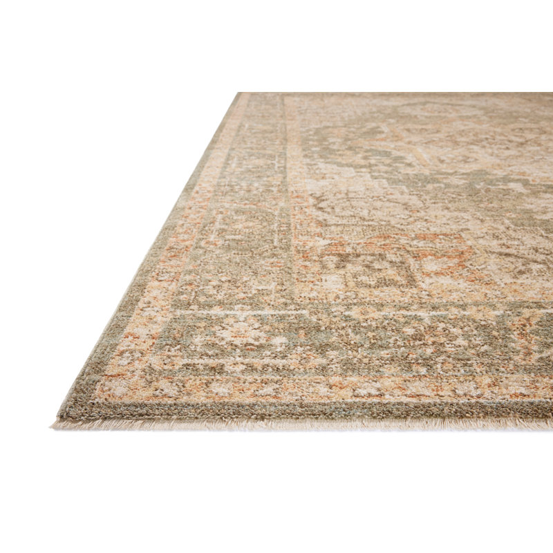Chris Loves Julia x Loloi Palma Olive / Spice Area Rug & Reviews